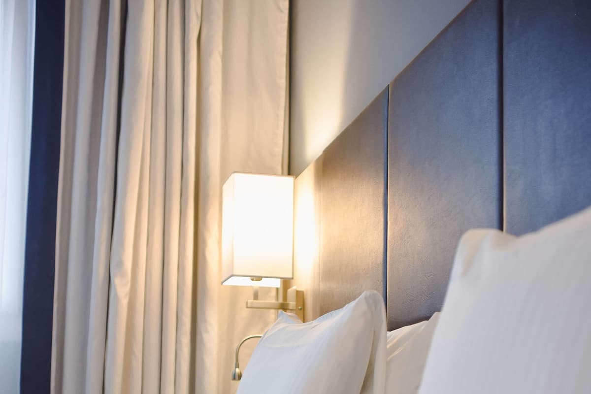 Down duvets, minibar, in-room safe, desk