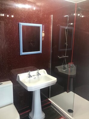 Doppia Deluxe, accessibile ai disabili, bagno in camera (room 7 wheelchair access) | Bagno