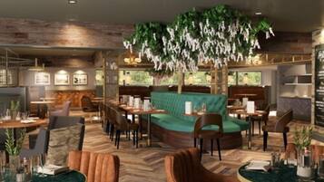 朝食、ランチ、ディナーに営業 (イギリス料理)