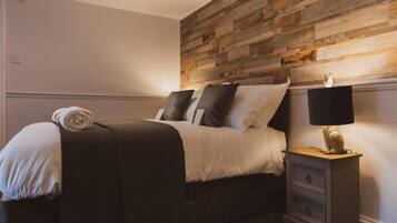 Individually decorated, individually furnished, desk, iron/ironing board