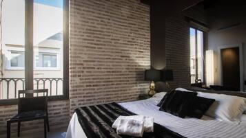 Habitación doble | Sábanas de algodón egipcio y ropa de cama de alta calidad