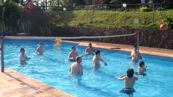 Indoor pool, 4 outdoor pools, pool umbrellas, sun loungers