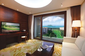 Superior Suite, 2 Bedrooms (2 Double Beds)(Free Shuttle) | Living area | 40-inch LCD TV with cable channels, TV - Raon Hotel & Resort (Jeju City)