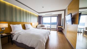 Premium bedding, down duvets, in-room safe, individually decorated