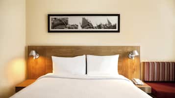 Premium bedding, minibar, in-room safe, desk