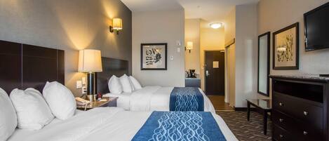 Desk, iron/ironing board, free WiFi, bed sheets