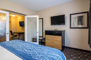 Desk, iron/ironing board, free WiFi, bed sheets