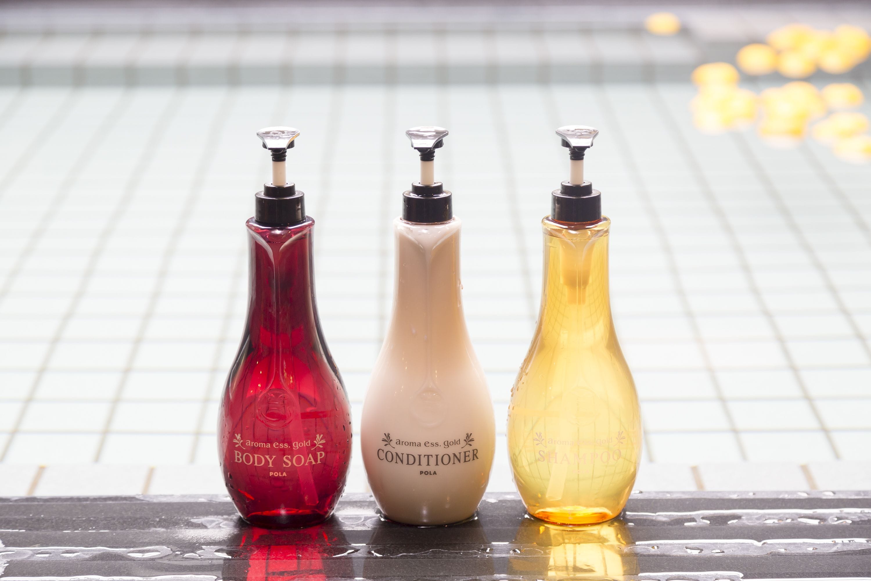 hair dryer, slippers, bidet, towels