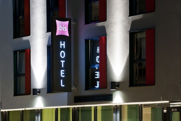 Front of property – evening/night