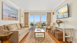 Deluxe Room, Ocean View | In-room safe, iron/ironing board, free WiFi, bed sheets