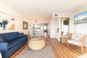 Full Ocean View Penthouse - Off Site Condominium P42 | Living area - La Mer Beachfront Resort (Cape May)