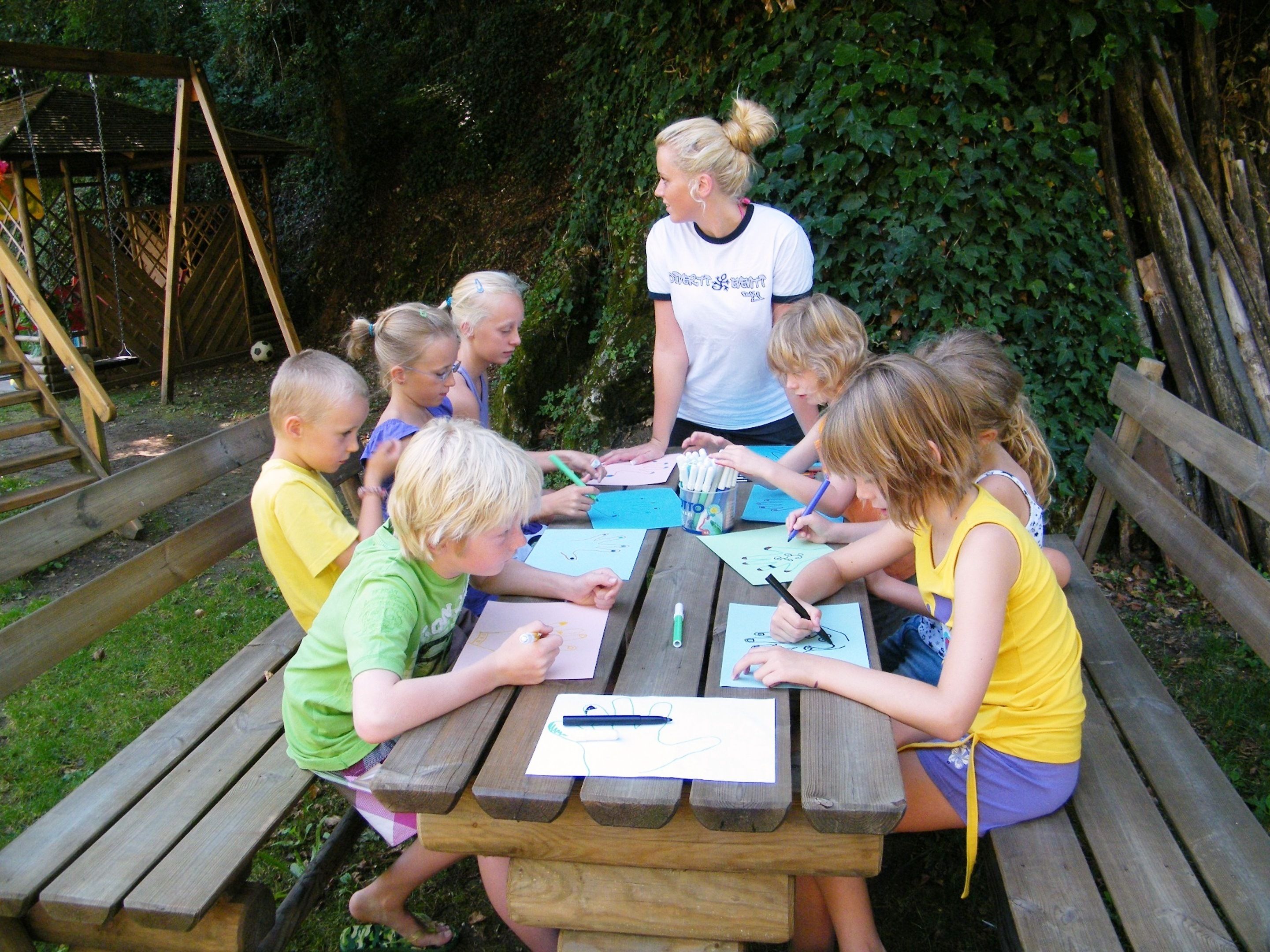 Área de juegos infantiles al aire libre