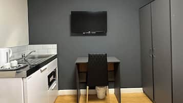 Egyptian cotton sheets, premium bedding, laptop workspace, soundproofing