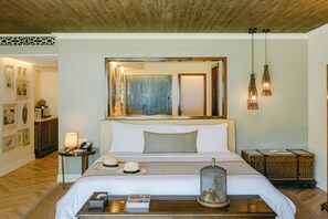 Junior Suite, 1 King Bed with Sofa bed | Hypo-allergenic bedding, minibar, in-room safe, laptop workspace - The St. Regis Le Morne Resort, Mauritius (Le Morne)