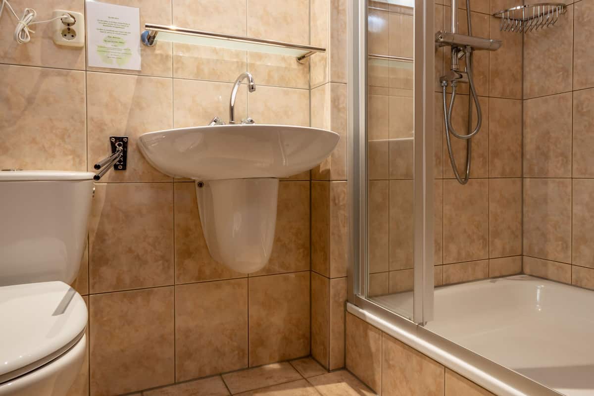 double room (budget) | bathroom | shower, hair dryer, towels