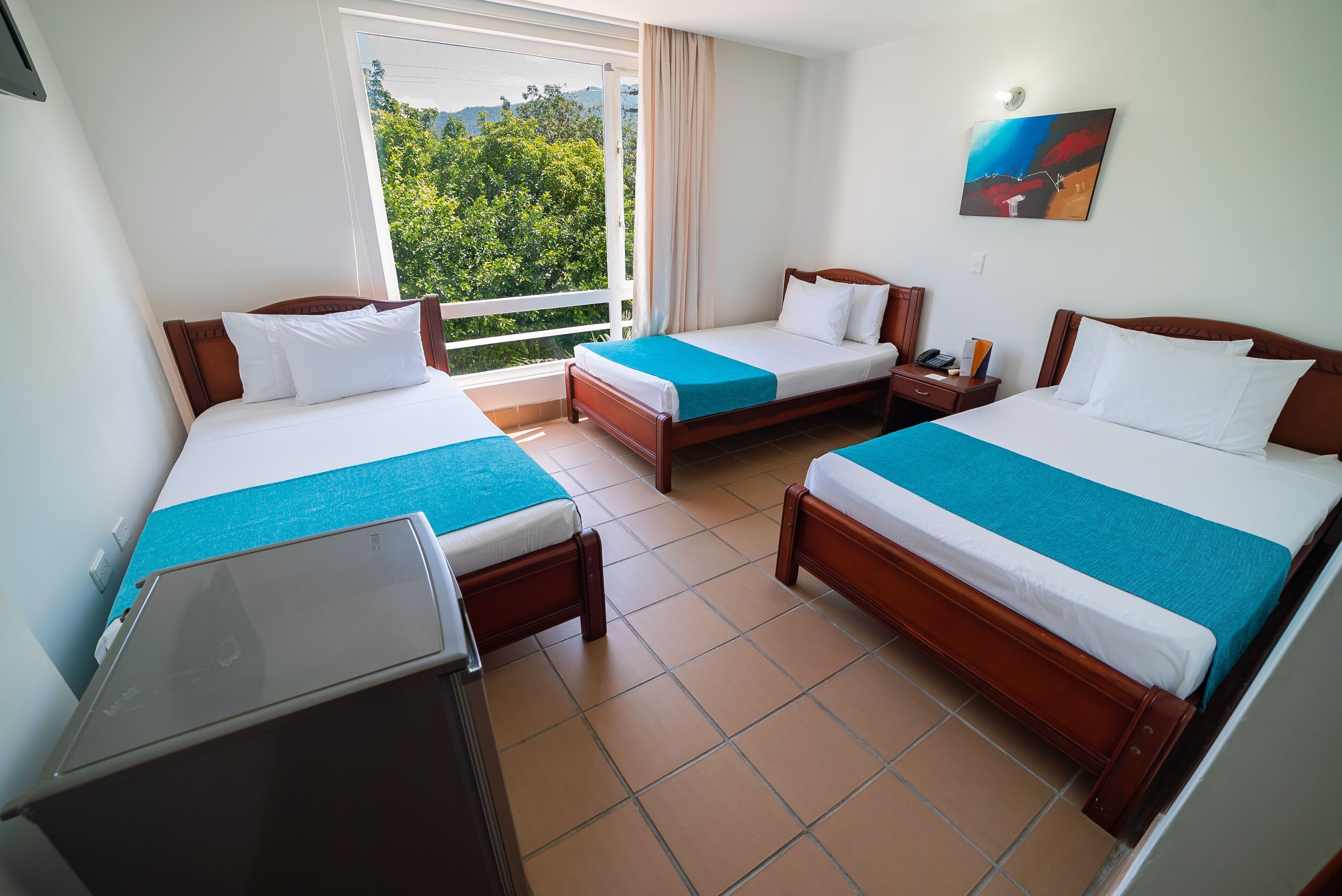 Down duvets, minibar, in-room safe, desk