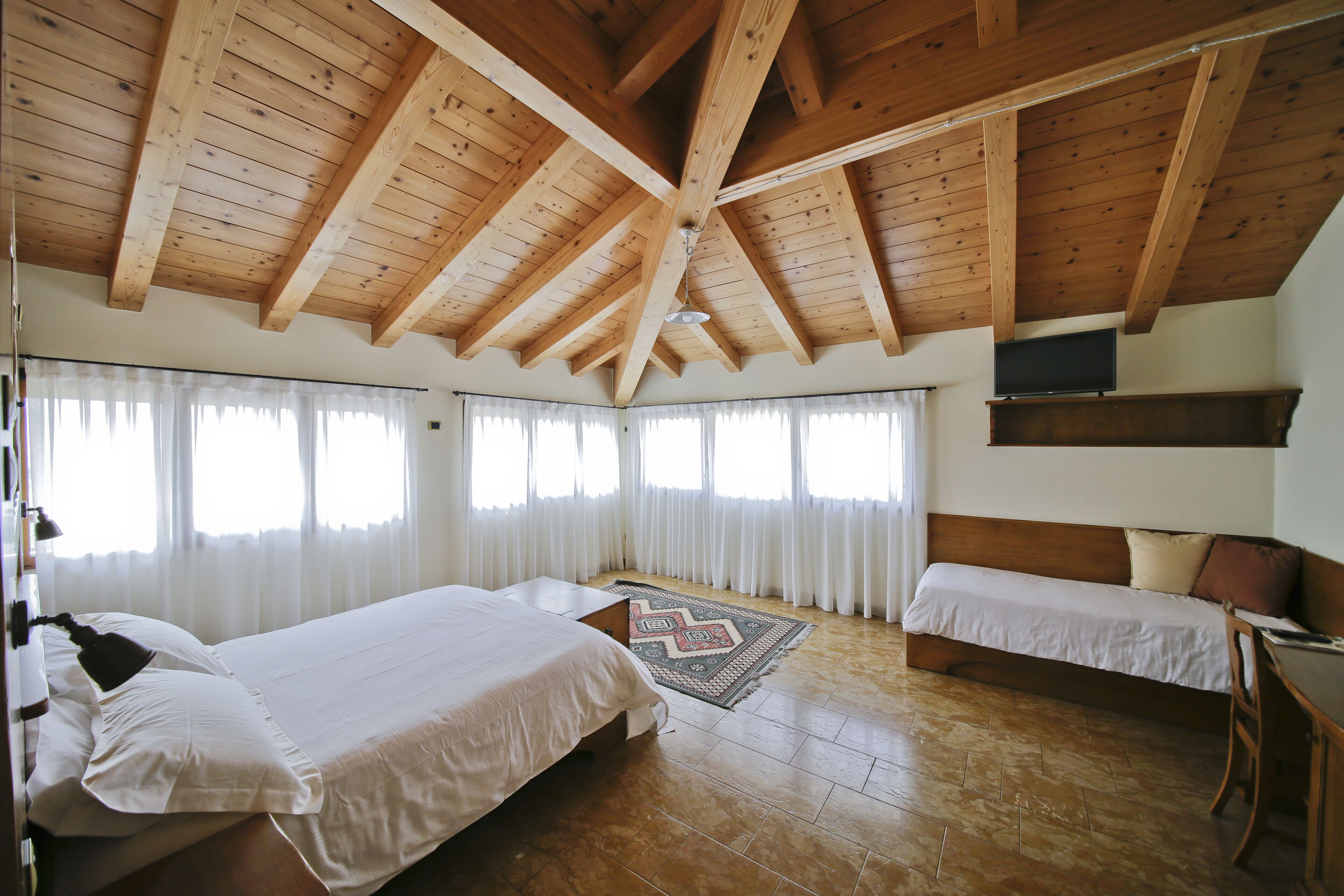 triple room | in-room safe, desk, blackout curtains, iron/ironing board