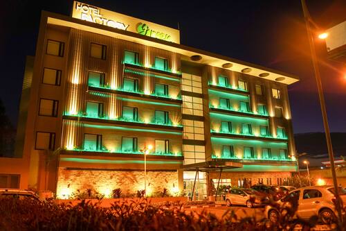 Front of property – evening/night