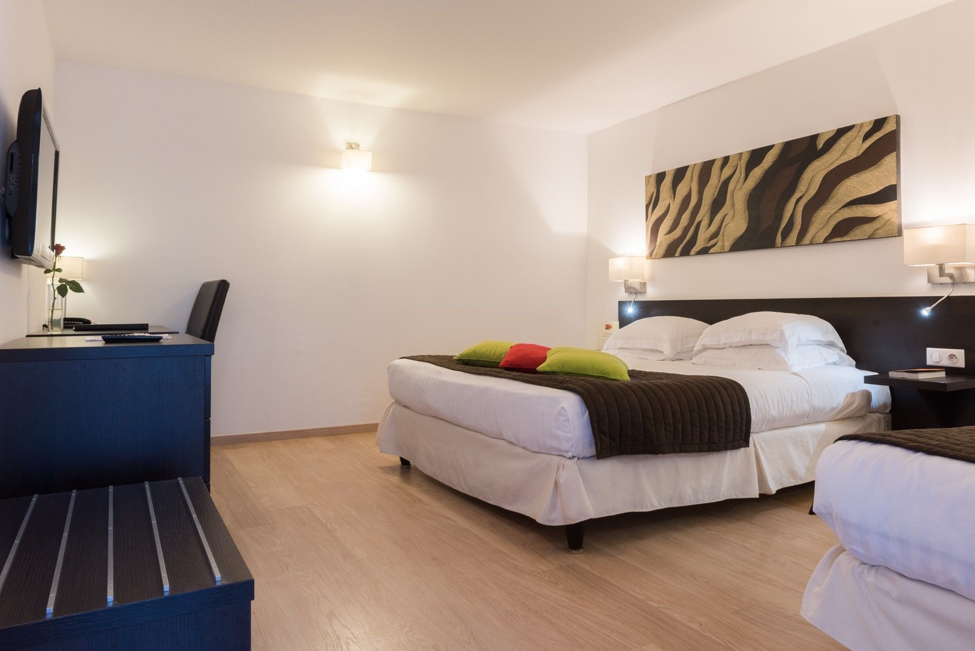 superior triple room | desk, soundproofing, free cots/infant beds, rollaway beds