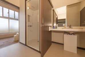 Japanese-Style Room, Non Smoking (With Private Hot Spring Bath) | Bathroom | Free toiletries, hair dryer, slippers, electronic bidet - Yuinchi Hotel Nanjo (Nanjo)