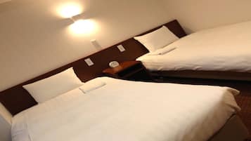 经济双床房, 无烟房 | 办公桌、免费 WiFi、床单