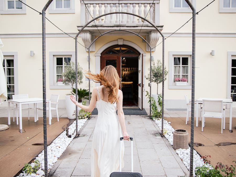 Entrada da propriedade