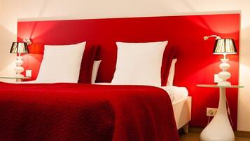 Deluxe Double Room, Balcony | Premium bedding, in-room safe, individually decorated