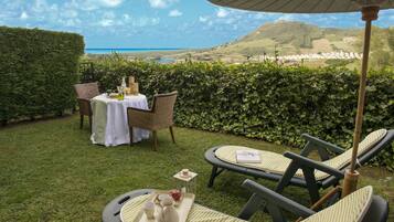 Apartment, Terrace (private garden) | Pillow-top beds, laptop workspace, blackout curtains, cots/infant beds