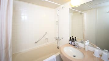 Free toiletries, hair dryer, slippers, electronic bidet