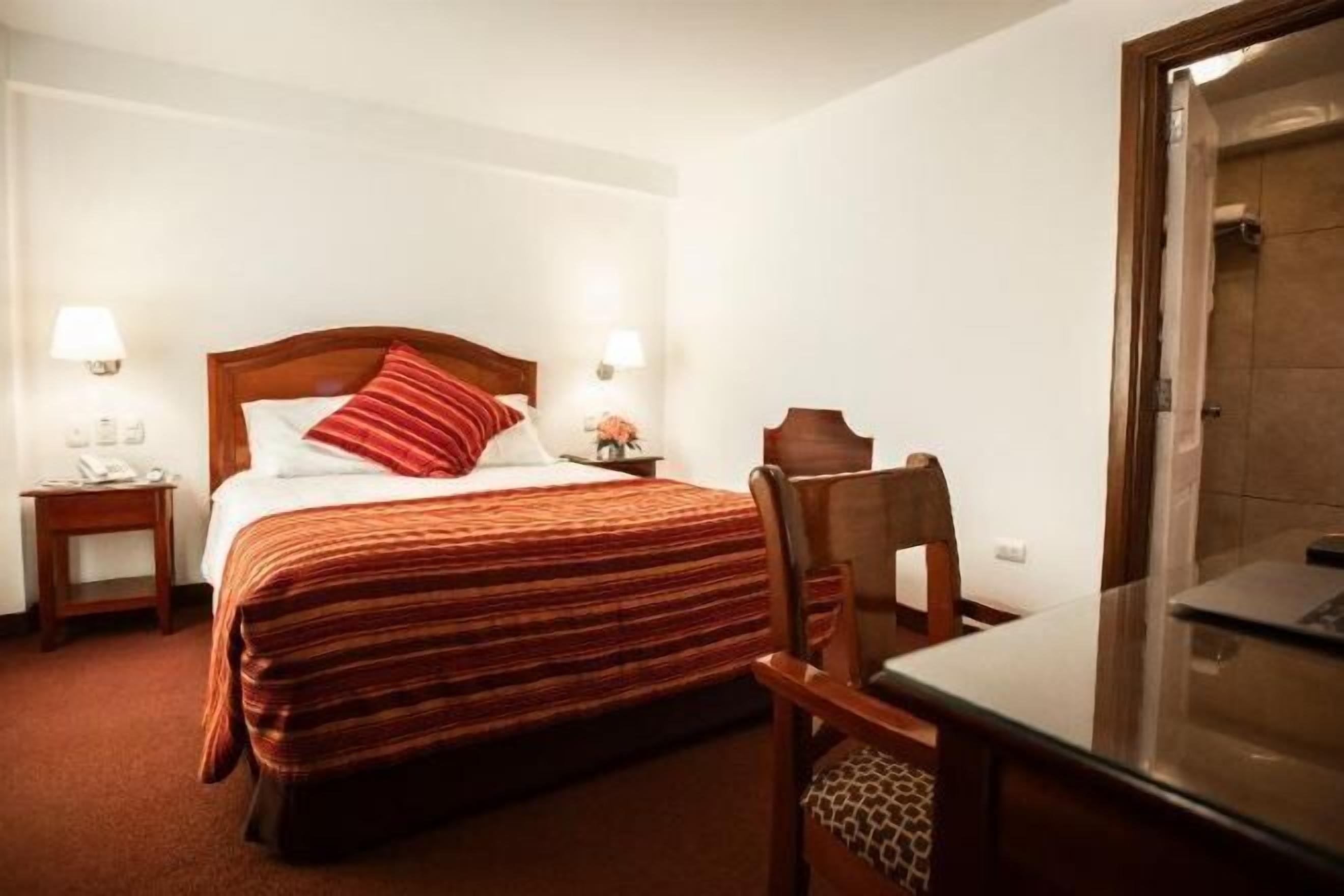 In-room safe, desk, laptop workspace, soundproofing