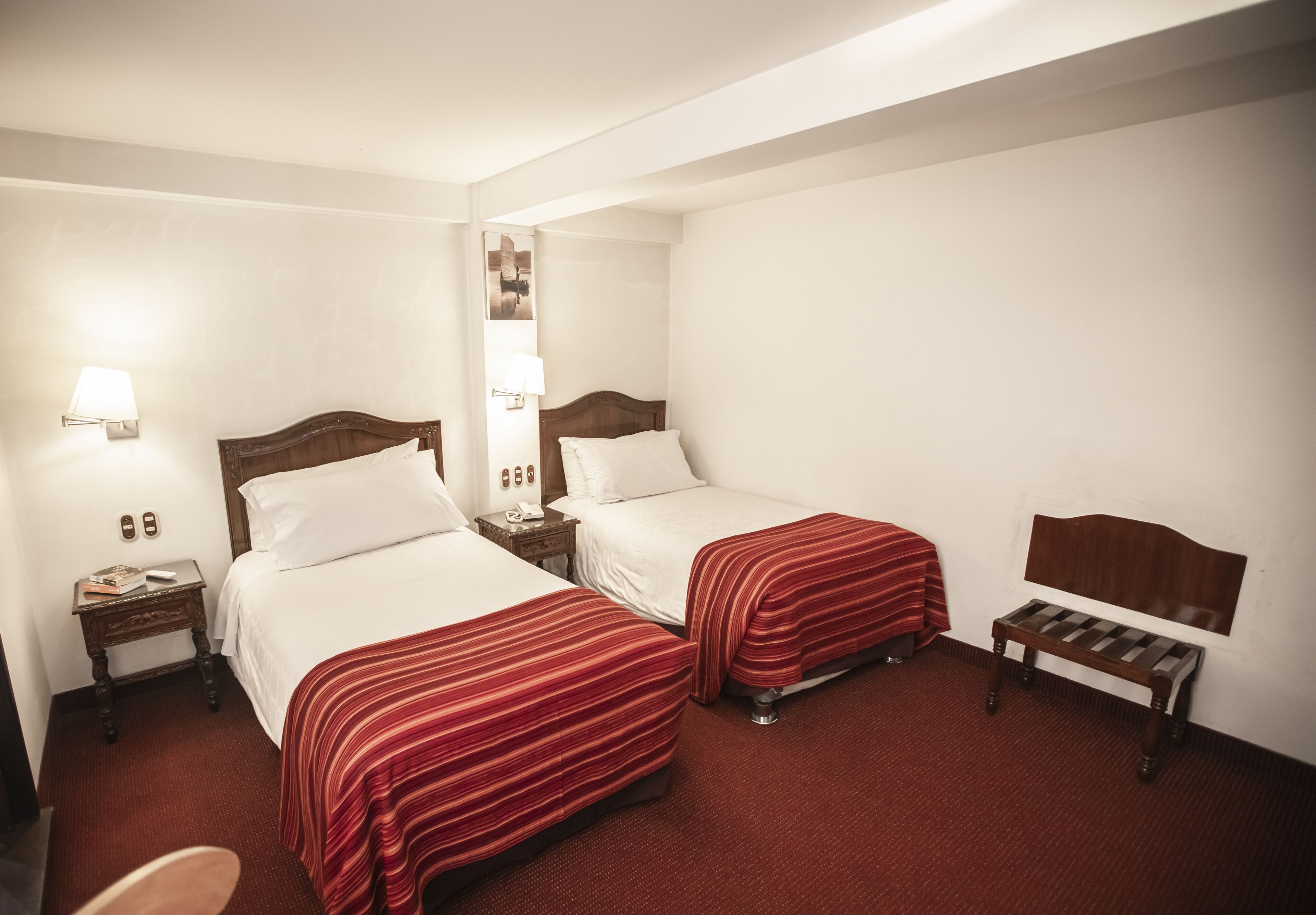 twin room, 2 single beds | 1 bedroom, in-room safe, desk, laptop workspace