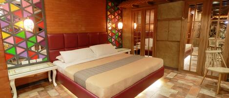 Quarto casal ou duplo luxo | Individualmente decorados, individualmente mobiliados, Wi-Fi de cortesia