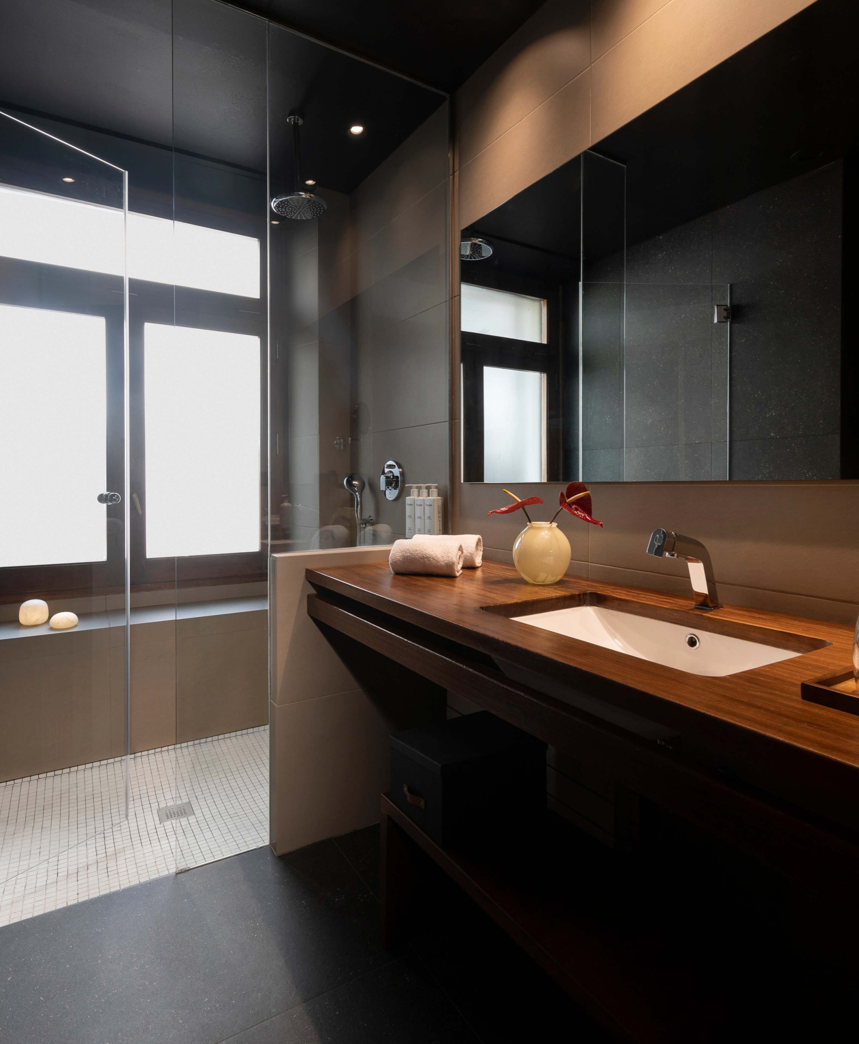 Medium | Bathroom | Free toiletries, hair dryer, bathrobes, slippers