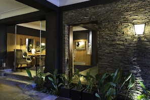 Interior entrance