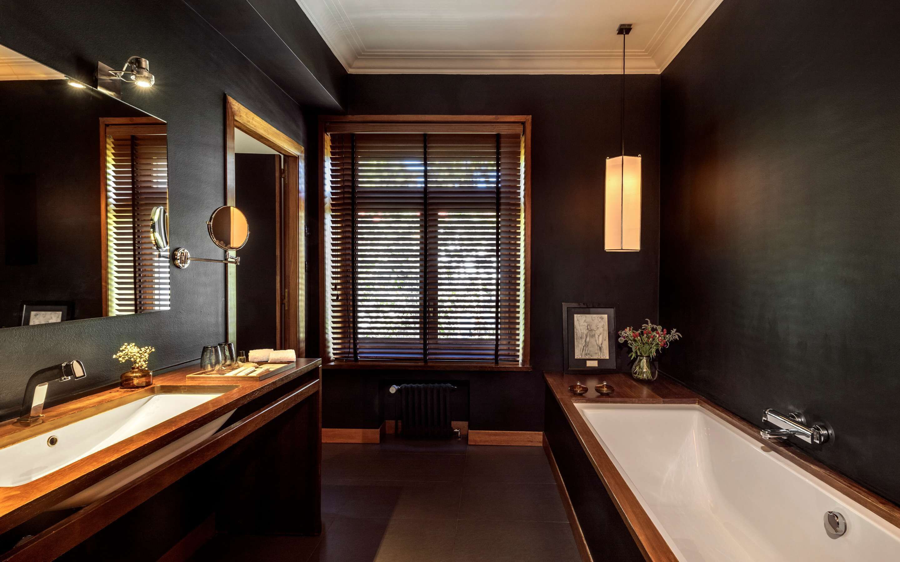 free toiletries, hair dryer, bathrobes, slippers