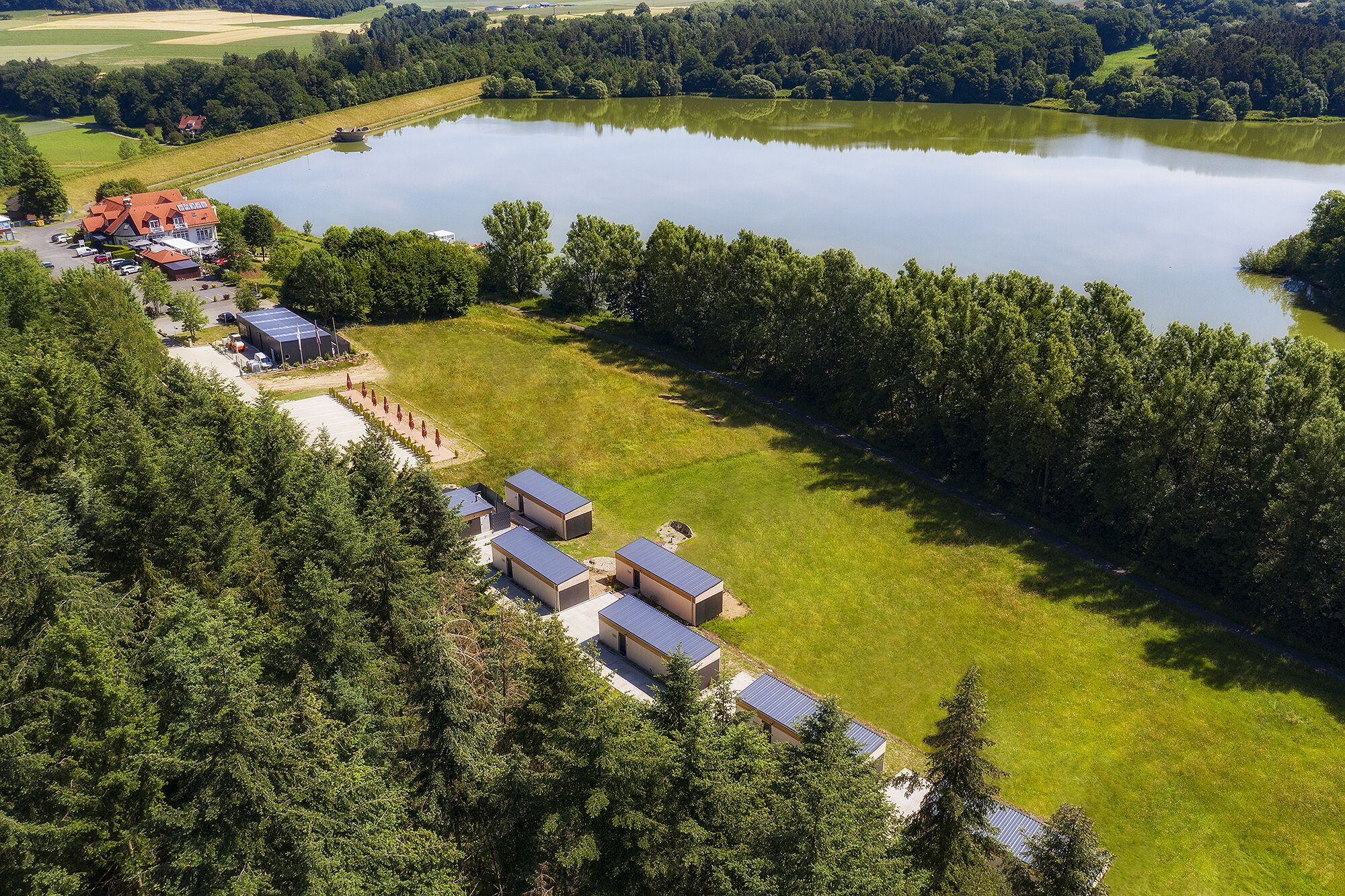 Exclusive-Apartment, mit Bad, Seeblick (See Lodge) | Außenbereich