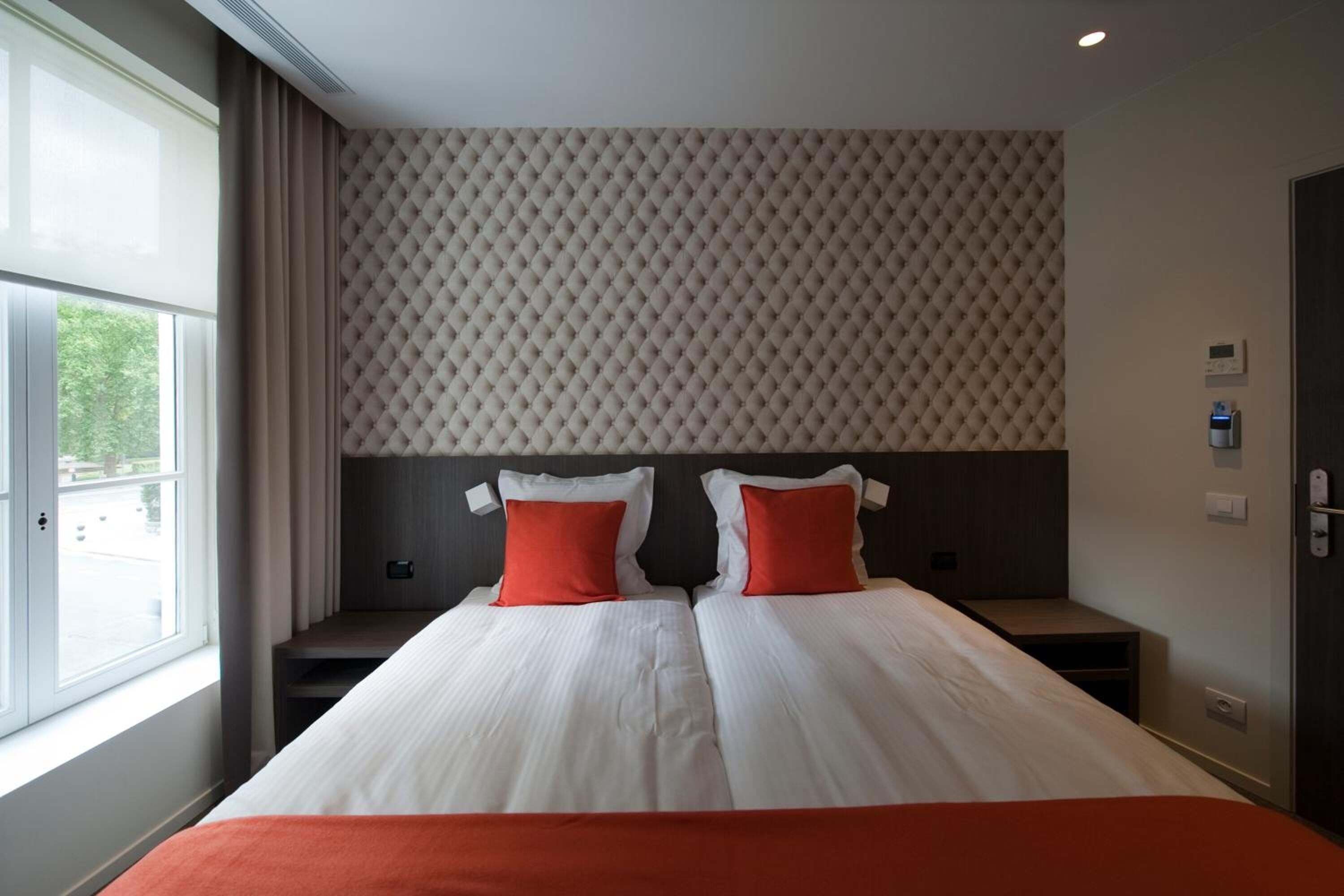 individually furnished, desk, laptop workspace, blackout curtains