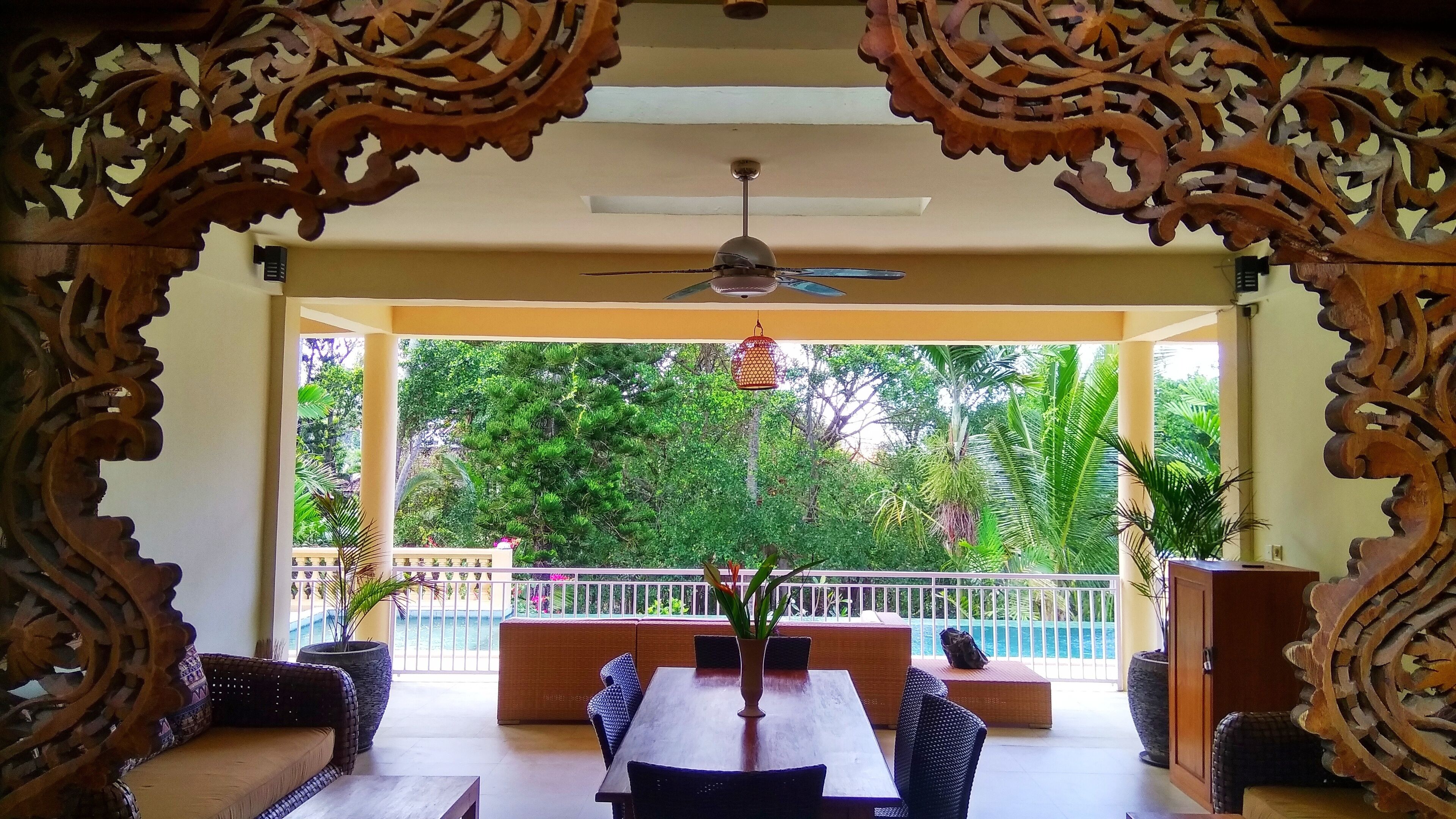 villa, 3 bedrooms, private pool | living room | led tv