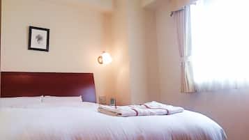 Desk, blackout drapes, iron/ironing board, free WiFi