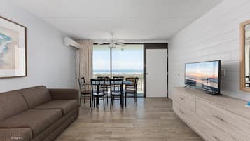 25-inch TV with satellite channels