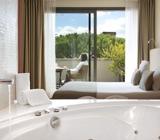 Deluxe Room, Jetted Tub (Aqua) | In-room safe, desk, soundproofing, free WiFi