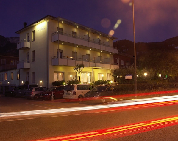 Front of property - evening/night