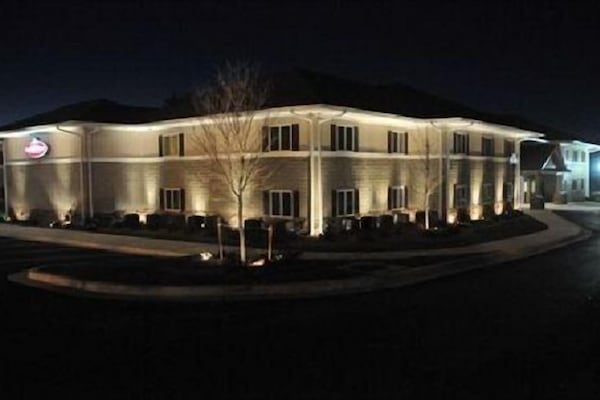 Front of property – evening/night