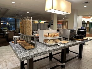 Daily cooked-to-order breakfast for a fee