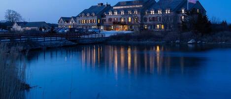 Front of property - evening/night