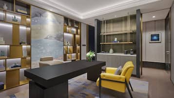 Presidential Suite, 1 Twin Bed | Living area | TV, pay movies