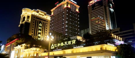 Front of property – evening/night