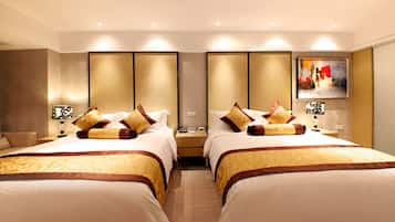 Premium bedding, minibar, in-room safe, desk