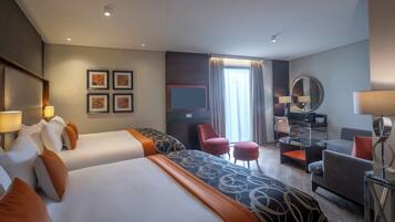 Premium bedding, in-room safe, desk, soundproofing