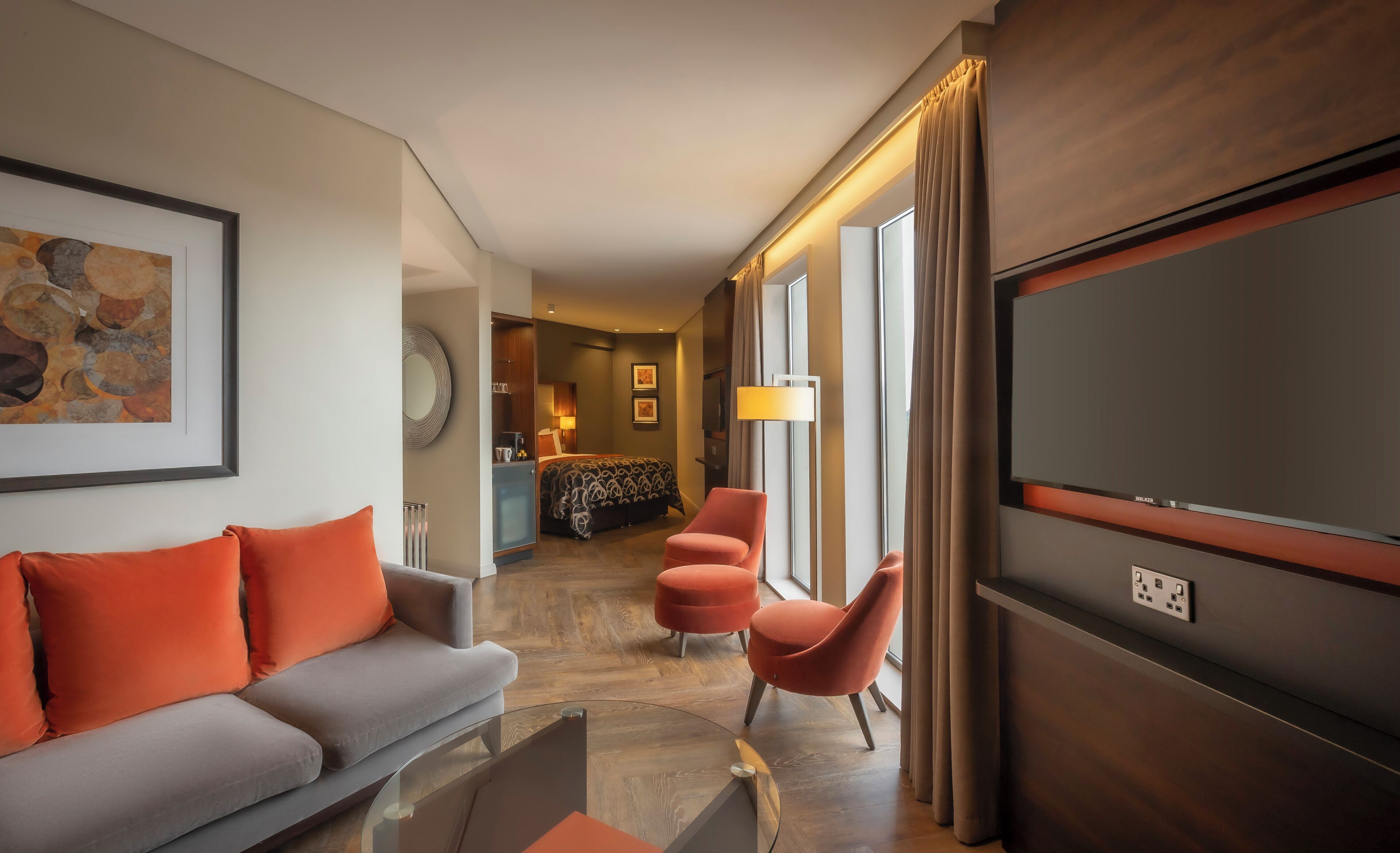 Suite | Living area | 38-inch TV with cable channels